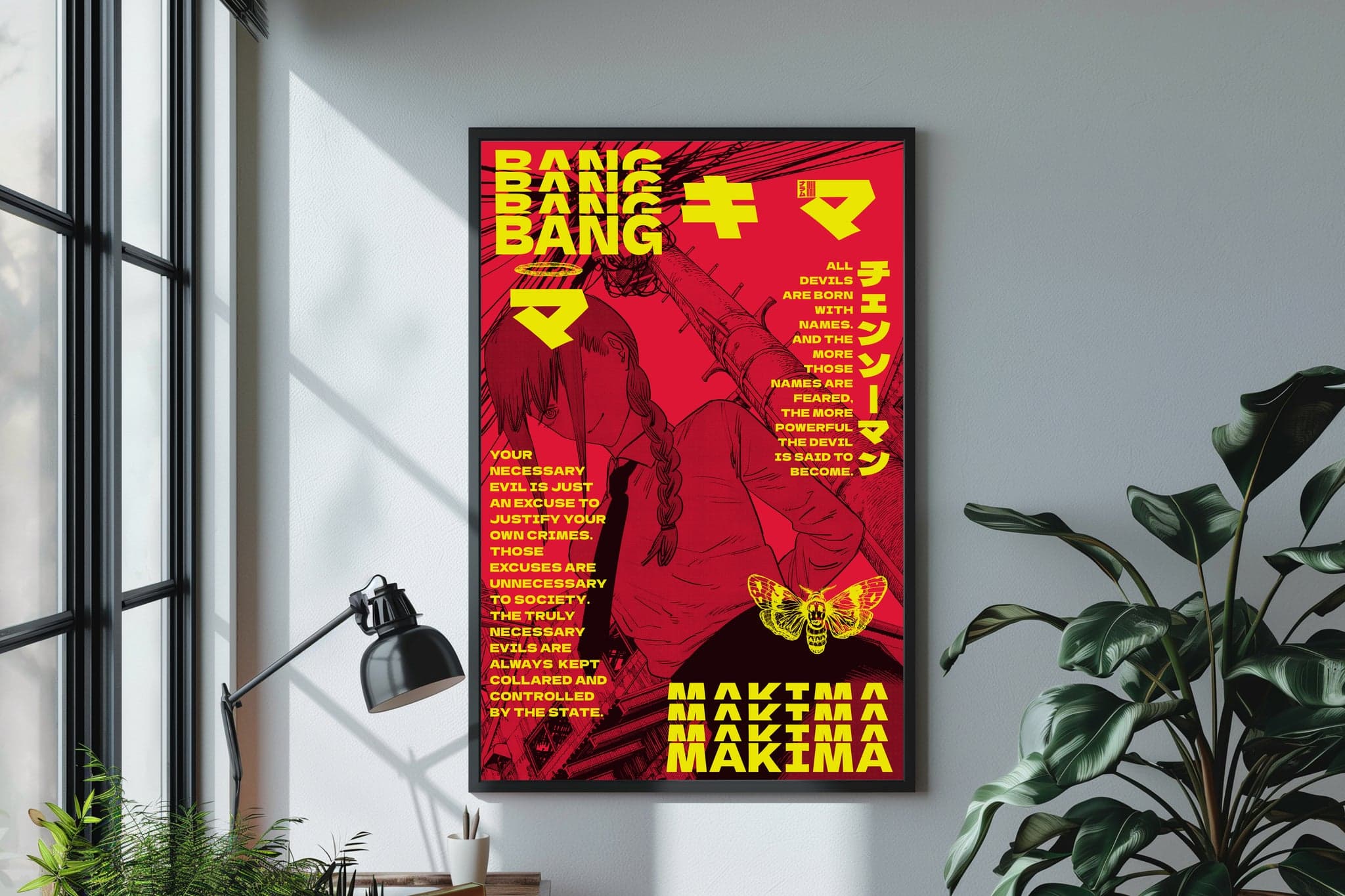 Makima poster, Chainsaw Man