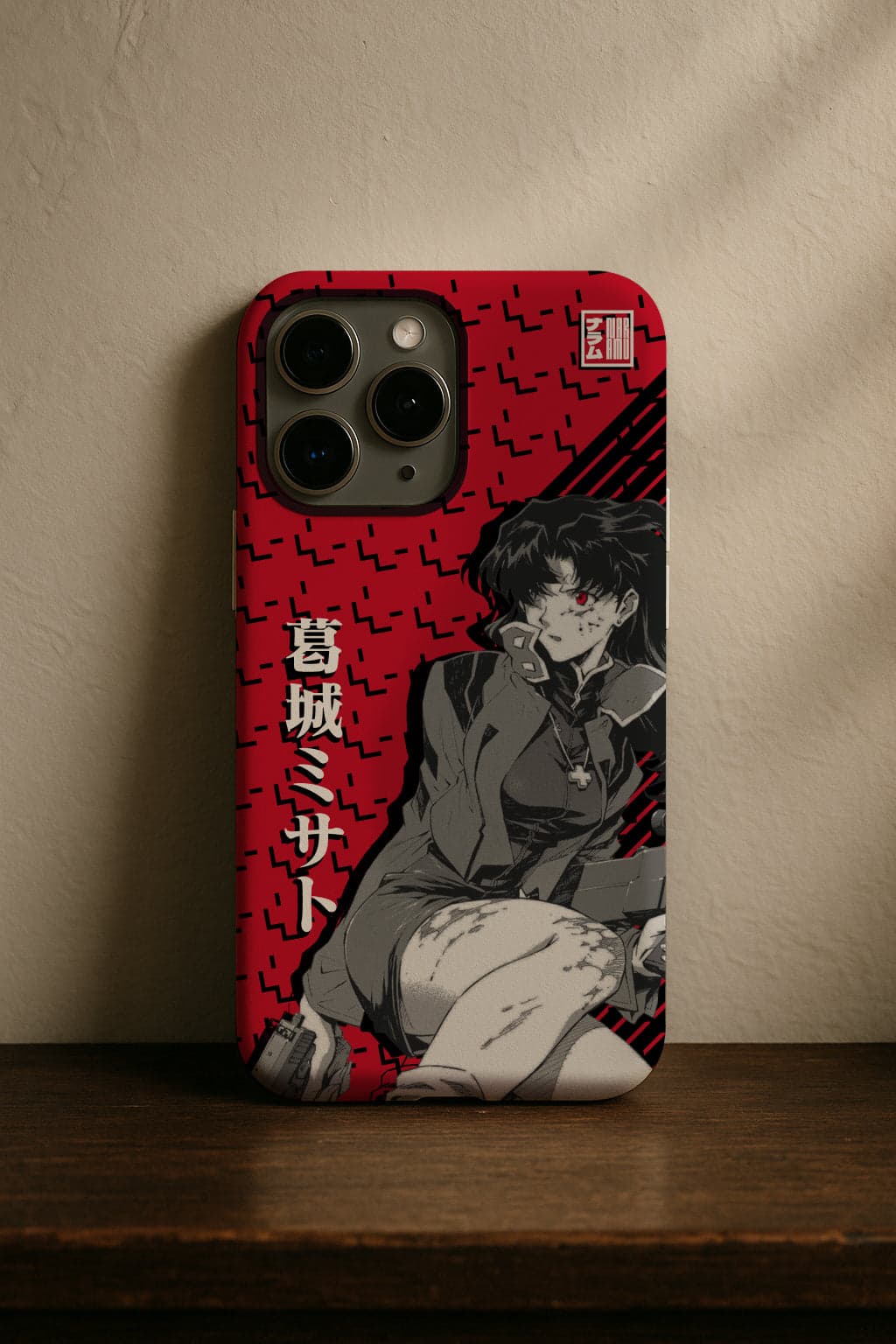 Misato Katsuragi phone case, Neon Genesis Evangelion