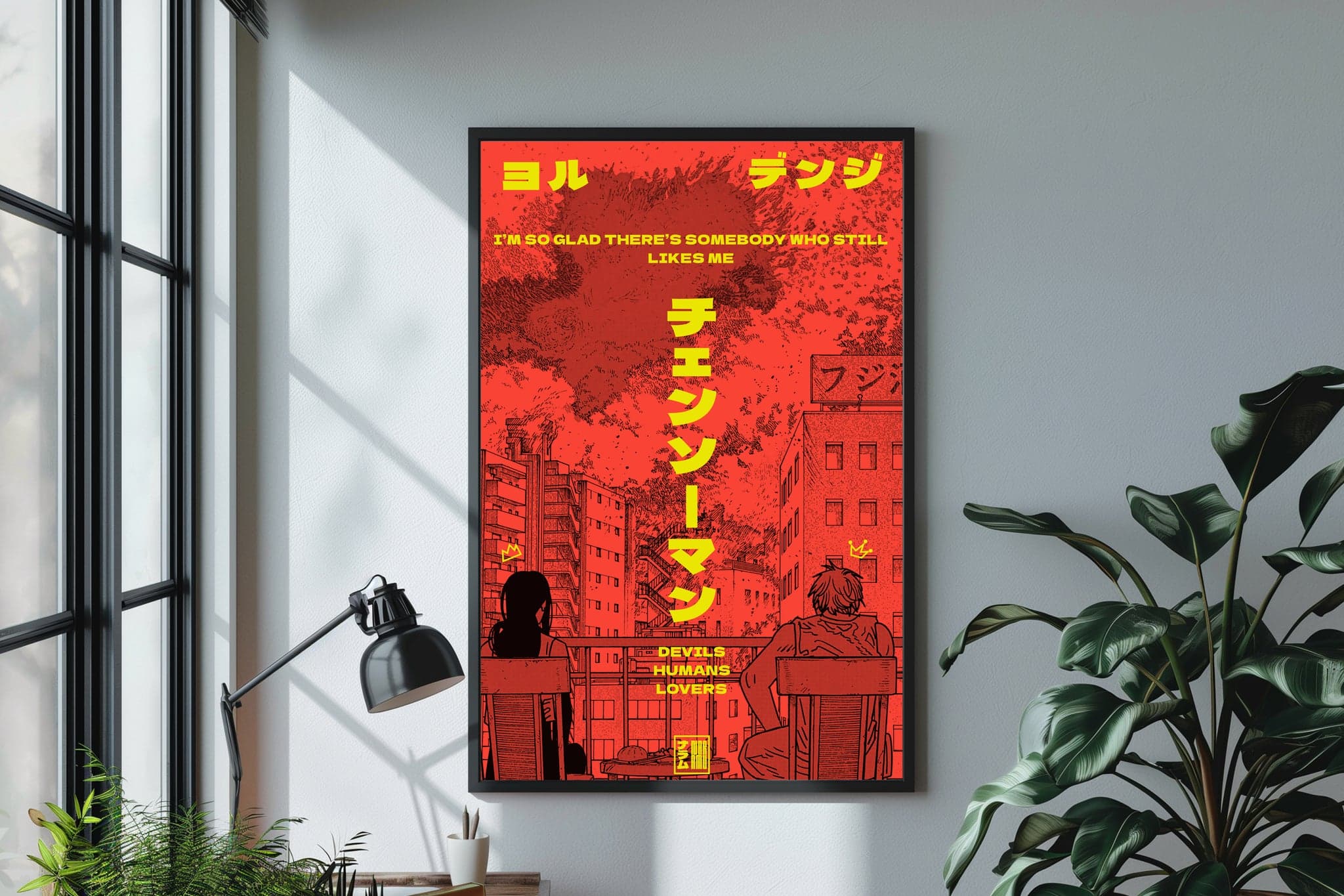 Yoru & Denji poster, Chainsaw Man