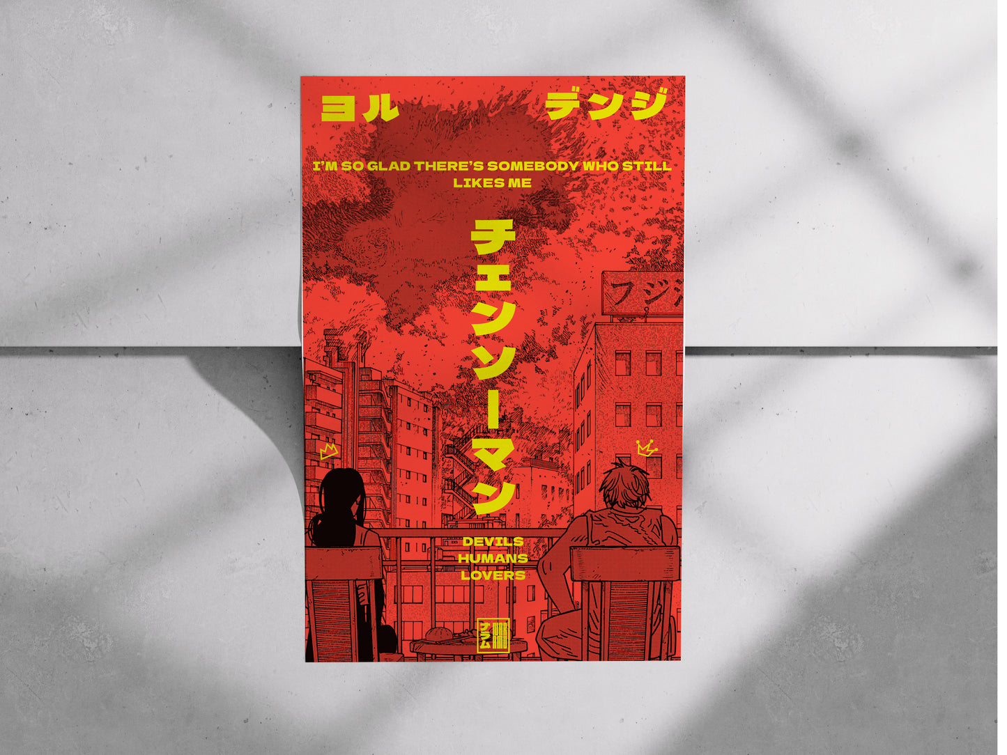 Yoru and Denji Poster