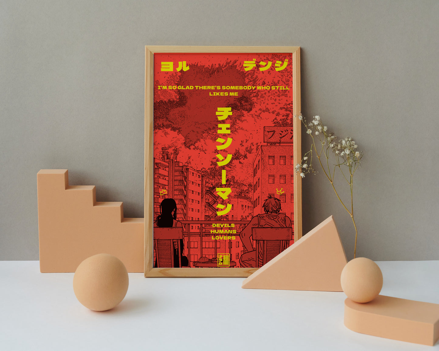 Yoru and Denji Poster