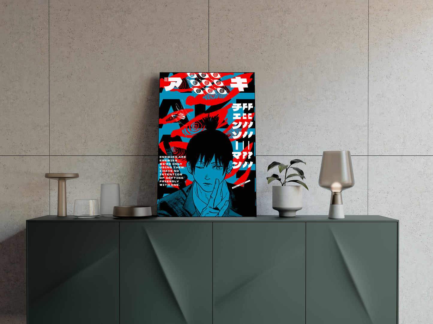 Aki Hayakawa Poster – Chainsaw Man Anime Wall Art