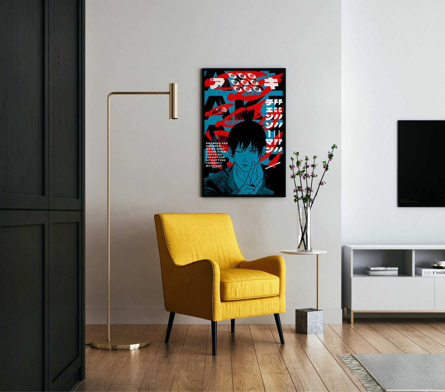 Aki Hayakawa Poster – Chainsaw Man Anime Wall Art