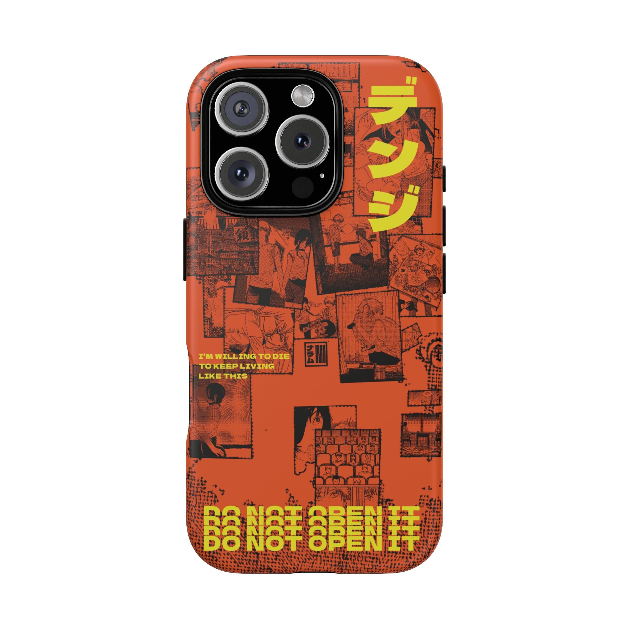 落胆くんのコミックス風iPhoneケース Denji iPhone Case · Chainsaw Man Anime Phone Case · Naramu
